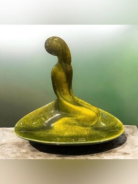 Vintage 1960's LOU HOENIG CALIFORNIA abstract Beautiful Water Nymph.